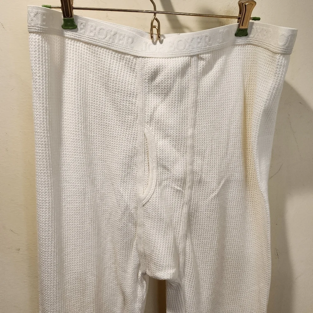 Joe Boxer Men's Off White Thermal Pants size L